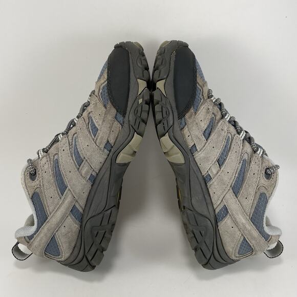 Merrell Moab Ventilator Low Hiking Boots Womens Size 6.5 Gray Suede Vibram - Picture 6 of 10